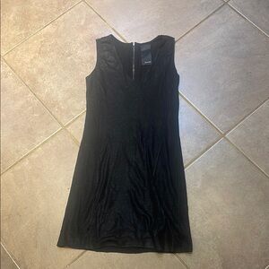 HEATHER Black MINI DRESS! Small